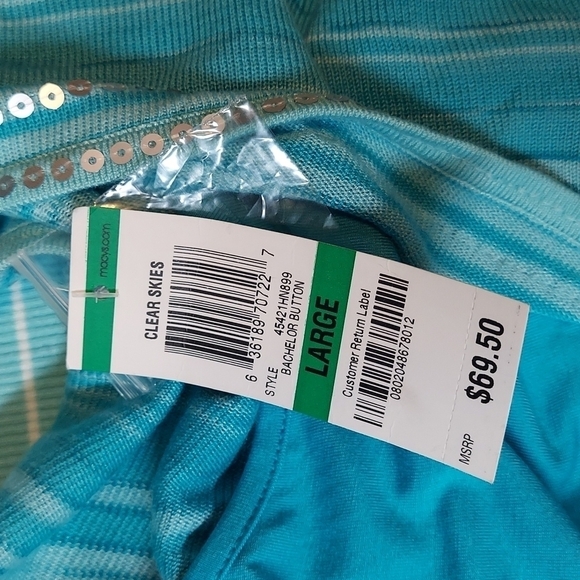 INC Concepts Clear Skies Top Size Large - Picture 13 of 13